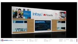 30x40 Peninsula booth design by Exhibit-Rentals